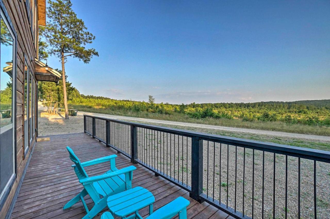 Modern Cabin With Hot Tub And Panoramic Views! Villa โบรคเคนโบว์ ภายนอก รูปภาพ