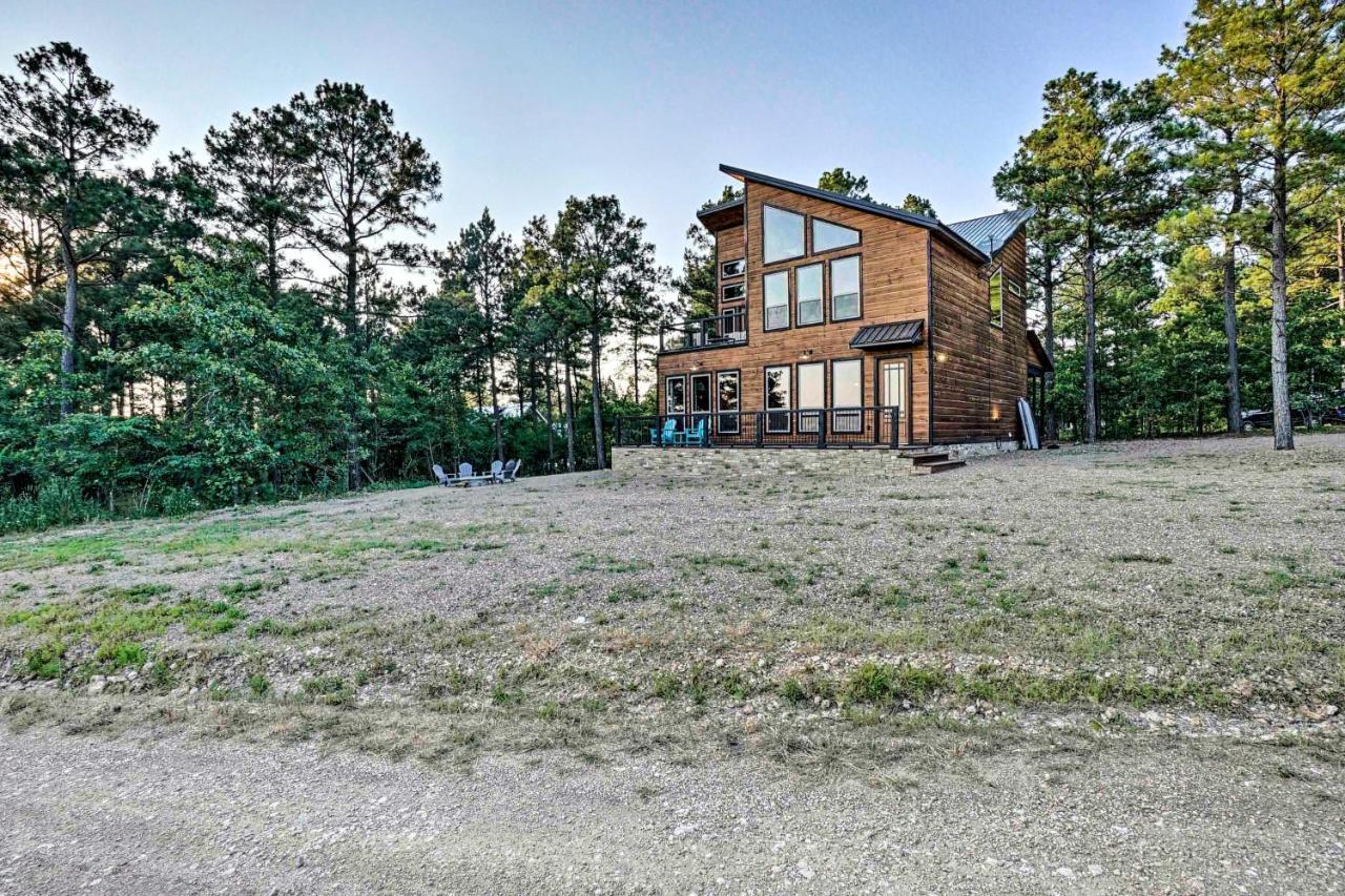 Modern Cabin With Hot Tub And Panoramic Views! Villa โบรคเคนโบว์ ภายนอก รูปภาพ