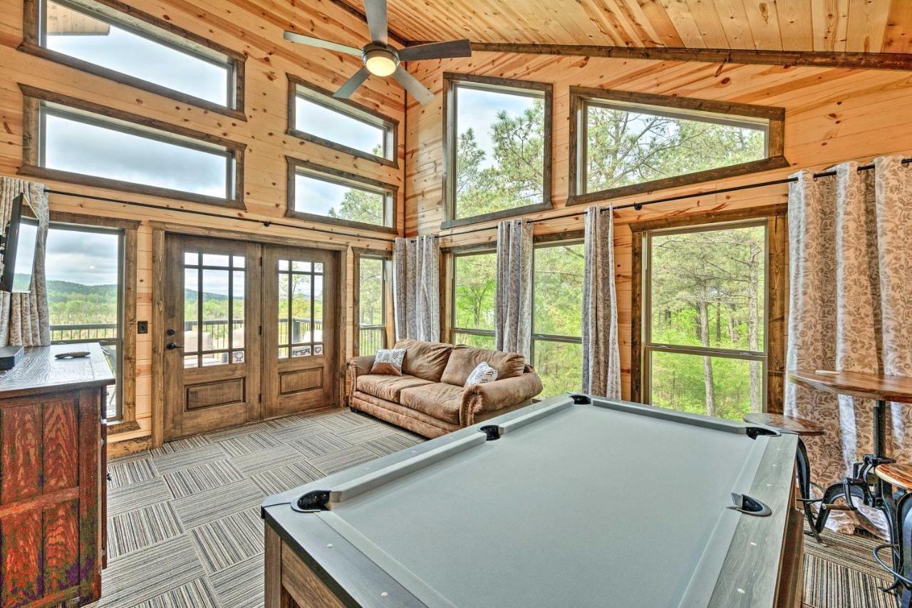 Modern Cabin With Hot Tub And Panoramic Views! Villa โบรคเคนโบว์ ภายนอก รูปภาพ